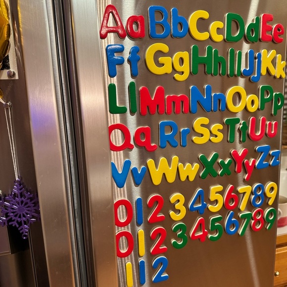 Magnetic Alphabet For Fridge Kids Learning Activity Colorful Magnetic Alphabet - Picture 5 of 6
